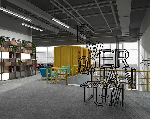 辦公室空閑區(qū)域設計實景圖