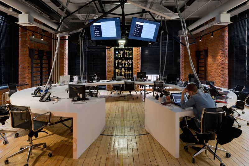 開放式的媒體辦公室設(shè)計